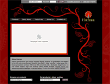 Tablet Screenshot of hansaindia.com
